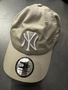 New Era ニューヨーク・ヤンキース ベージュキャップ