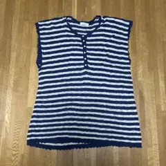 ロング　ボーダー　ニット