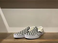 VANS slipon スリッポン チェッカー US正規新品 赤箱 23.5cm