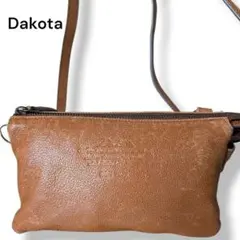 Dakota　ダコタ　ショルダーバッグ　レザー　ブラウン　クロスバック　ポーチのサムネイル