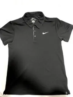 Nike DRI-FIT ブラック スポーツウェア ポロシャツ 速乾ストレッチ