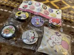 BT21 くら寿司 缶バッジ＆チャームセット