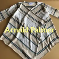 アーノルドパーマー　ストライプラップカーディガン 長袖