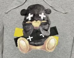 レトルト レトクマパーカー グレー レディース