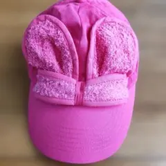 うさぎ耳付き キャップ ピンク　CA4LA