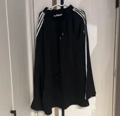 adidas フレア ロング スカート 黒