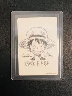 PSA10 取得可否◯ ルフィ 尾田先生描き下ろしイラスト