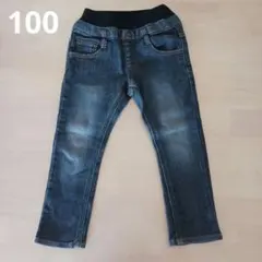デニム キッズパンツ 100cm ゴムウエスト