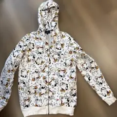 【美品】PEARLY GATES ミッキーマウス柄 フルジップフーディ