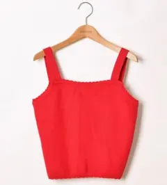 Kastane ニットスクエアキャミ