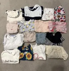 女の子夏服16点まとめ売り80〜95