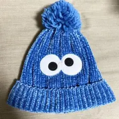 【 美品 】 USJ クッキーモンスター ニット帽 ニット