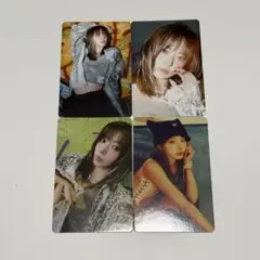 ルセラフィム サクラ DIFFERENT フォトカード トレカ 4枚