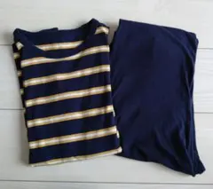 ユニクロ　ウルトラストレッチエアリズムパジャマ　キッズ　150　ルームウェア