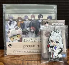 カラフルピーチ からぴち 一番くじ いつもの場所で ステッカー どぬく ラバスト