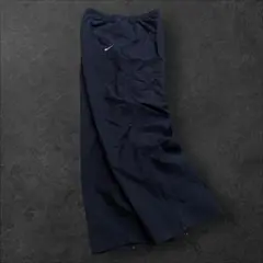 00s archive nike wide nylon pants y2k 黒