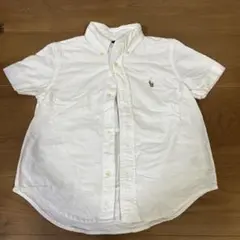 【美品】Ralph Lauren 白 シャツ 3/3T 100センチ