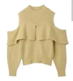 SNIDEL ディフォメーションニットプルオーバー