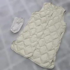 UNIQLO ULTRA LIGHT DOWN ダウンベスト S アイボリー