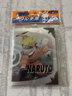 希少　NARUTO メタル手帳 シール付き 新品未使用
