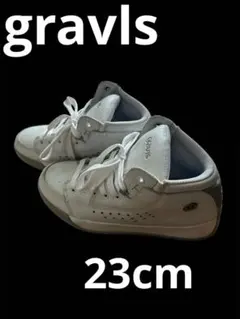 gravis スニーカー ホワイト ハイカット　23cmのサムネイル