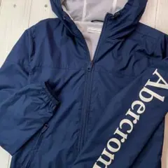 オールシーズン大活躍！スポーツMIX/袖ロゴ/ナイロンジャケット【S】アバクロ