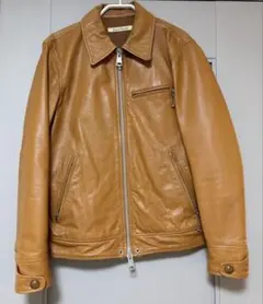 JOURNALSTANDARD キャメル レザーライダースジャケット