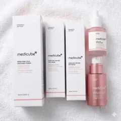 medicube PDRN Pink Cica トナー・アイクリーム・セラム