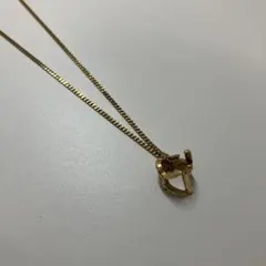 週末セール！！Mal.K18クリップ2コマペンダントトップ スライドネック 