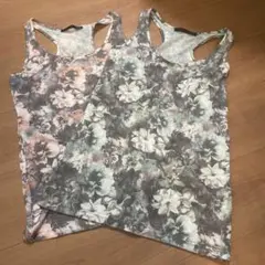 Heather 花柄 タンクトップ 2枚セットのサムネイル