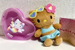 SANRIOハローキティXOXOギャルぬいぐるみとハート型ポーチ