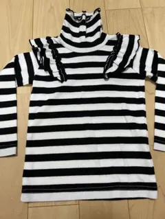 ボーダー　タートルネック　ロンT