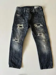 3140◆DIESEL KIDSダメージ加工デニム★サイズ4Y★100