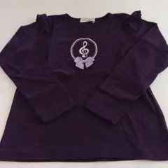 moo non non 紫色 長袖カットソー 150