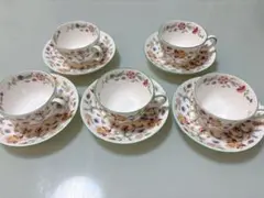 値下げ中Minton Haddon Hall 花柄マグ 5客セット