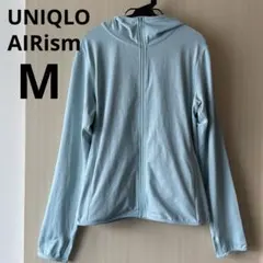 UNIQLO エアリズム　パーカー　M フルジップ　ミントグリーン
