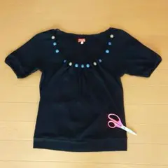 Baby Jane cacharel カットソー ブラック 1のサムネイル