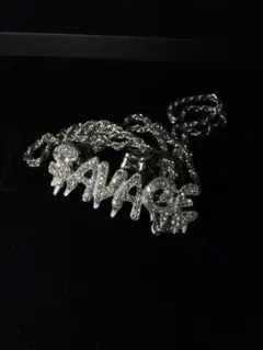 【証明書ボックス付き】SAVAGEネックレス　シルバー　アトランタ　モアサナイト