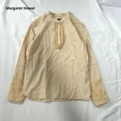 Margaret Howel ブラウス ピンク 3 コットン シルク 切替のサムネイル