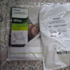 Philips Respironics Wisp 鼻マスク S/Mチューブ付きのサムネイル