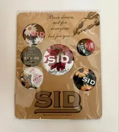 シド SID FC限定 缶バッジ　ID-S