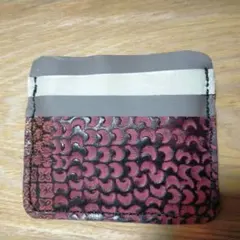 本革レザー製カードケース 　ハンドメイド手縫い　5部屋