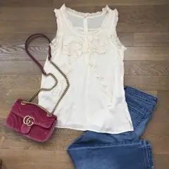 美品♡JILL STUART♡シルクトップス