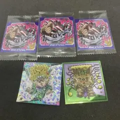 ジョジョの奇妙な冒険 シール ウエハース 第３部 5枚セット