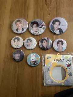 Lee Know 缶バッジ 、缶バッチケース　セット