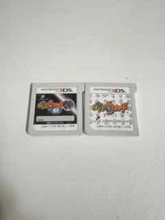 ニンテンドー3DS ゲームソフト まとめ売り 妖怪ウォッチ1 2 2本セット
