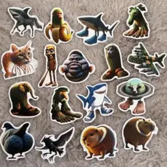 【新品】イタリアンブレインロット 防水ステッカー　ビッグ シール グッズ　大きい