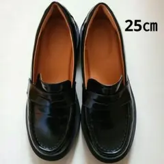 【美品】ユニクロC コンフィールタッチローファー 黒 25㎝