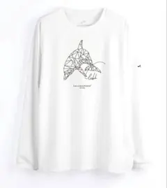 新品コールアンドレスポンスプリント長袖Tシャツ(ジオメトリック/イルカ)