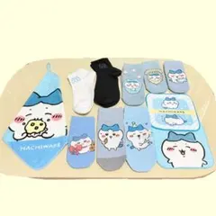 ちいかわ しまむら 靴下 ハンカチ タオル セット【ハチワレ】